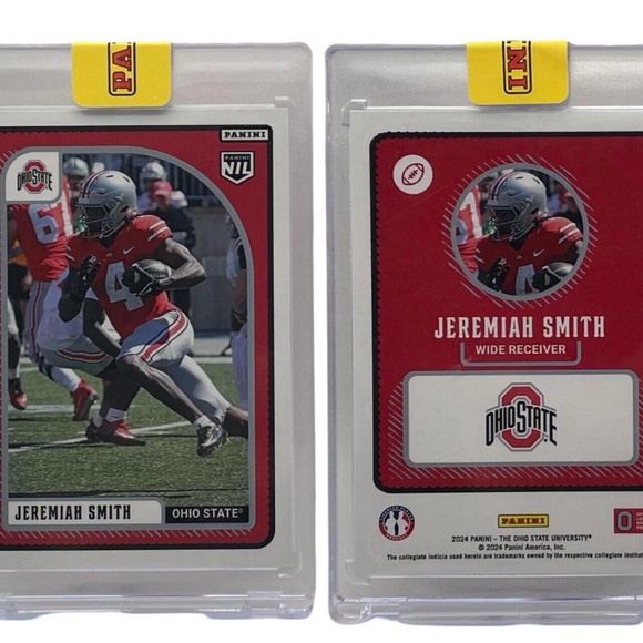Jeremiah Smith Panini NIL Ohio State Buckeyes #57 Freshman 1st Panini Card - Picture 3 of 3